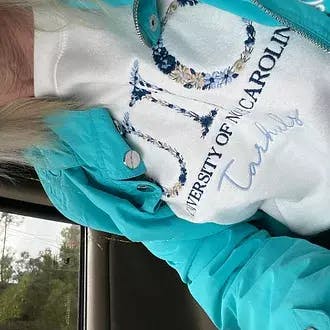 Click to view full screen Custom Embroidered Family Portrait Hoodie - Personalized Photo Gift photo review