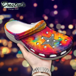 Dallas Cowboys Logo Pattern  Classic Clogs Shoes In Light Colors